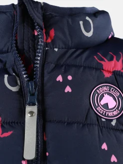 Mädchen Freizeitweste mit Alloverprint