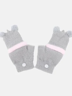 Mädchen Handschuhe mit Stickerei