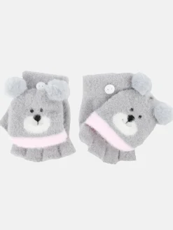 Mädchen Handschuhe mit Stickerei