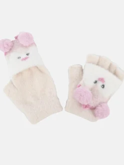 Mädchen Handschuhe mit Stickerei