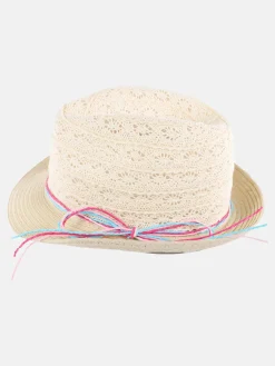 Mädchen Hut mit Baumwollspitze