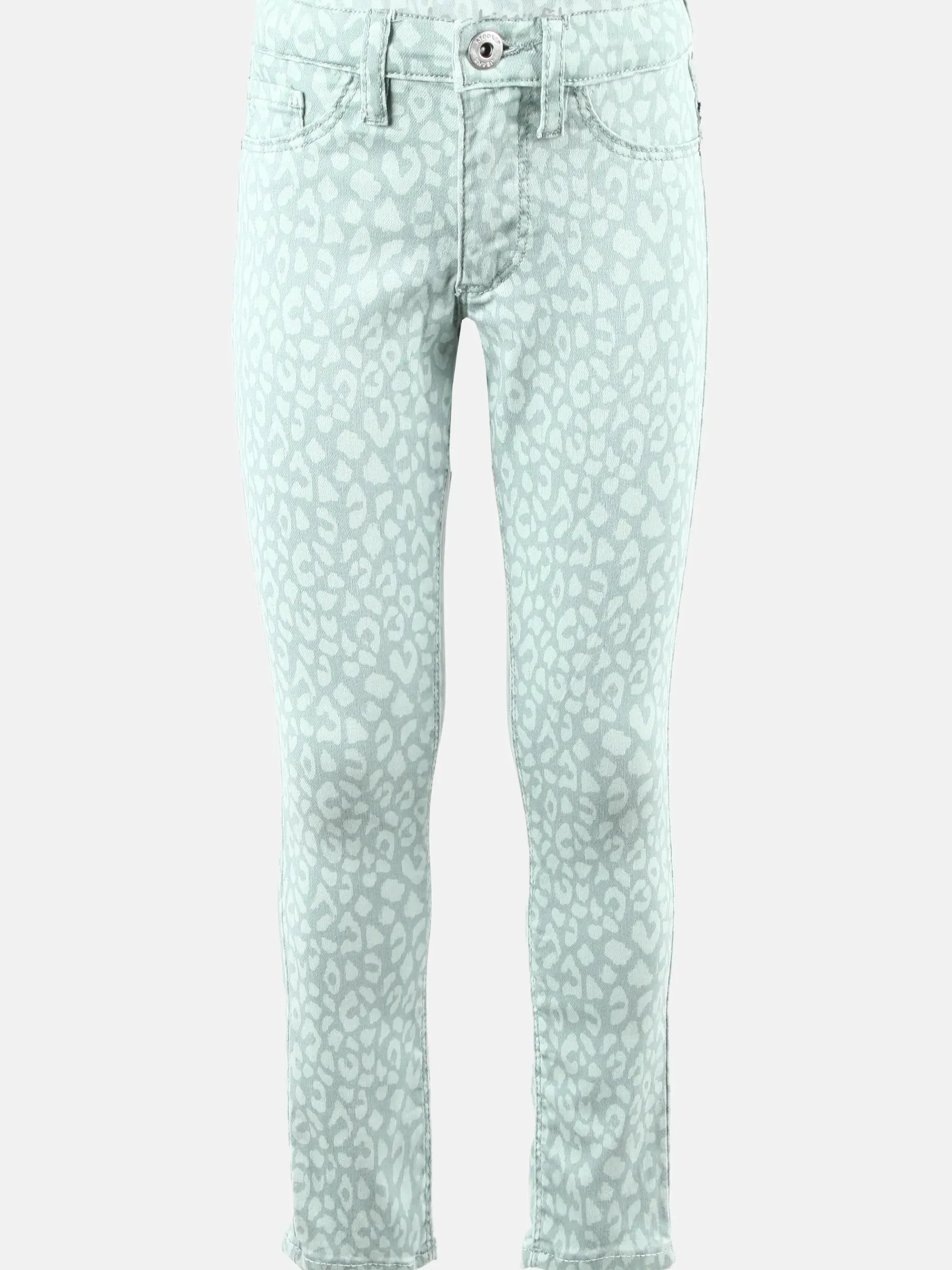 Mädchen Jeans mit Alloverprint