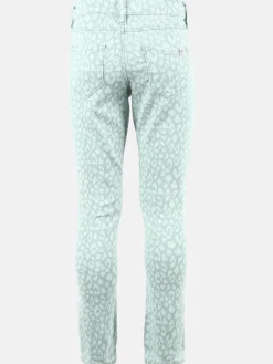 Mädchen Jeans mit Alloverprint