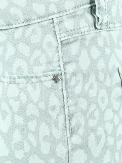 Mädchen Jeans mit Alloverprint