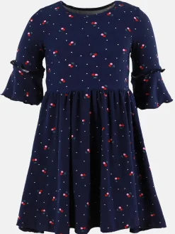 Mädchen Kleid im Minimalprint