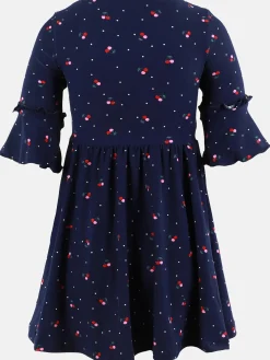 Mädchen Kleid im Minimalprint