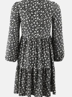 Mädchen Kleid mit Alloverprint