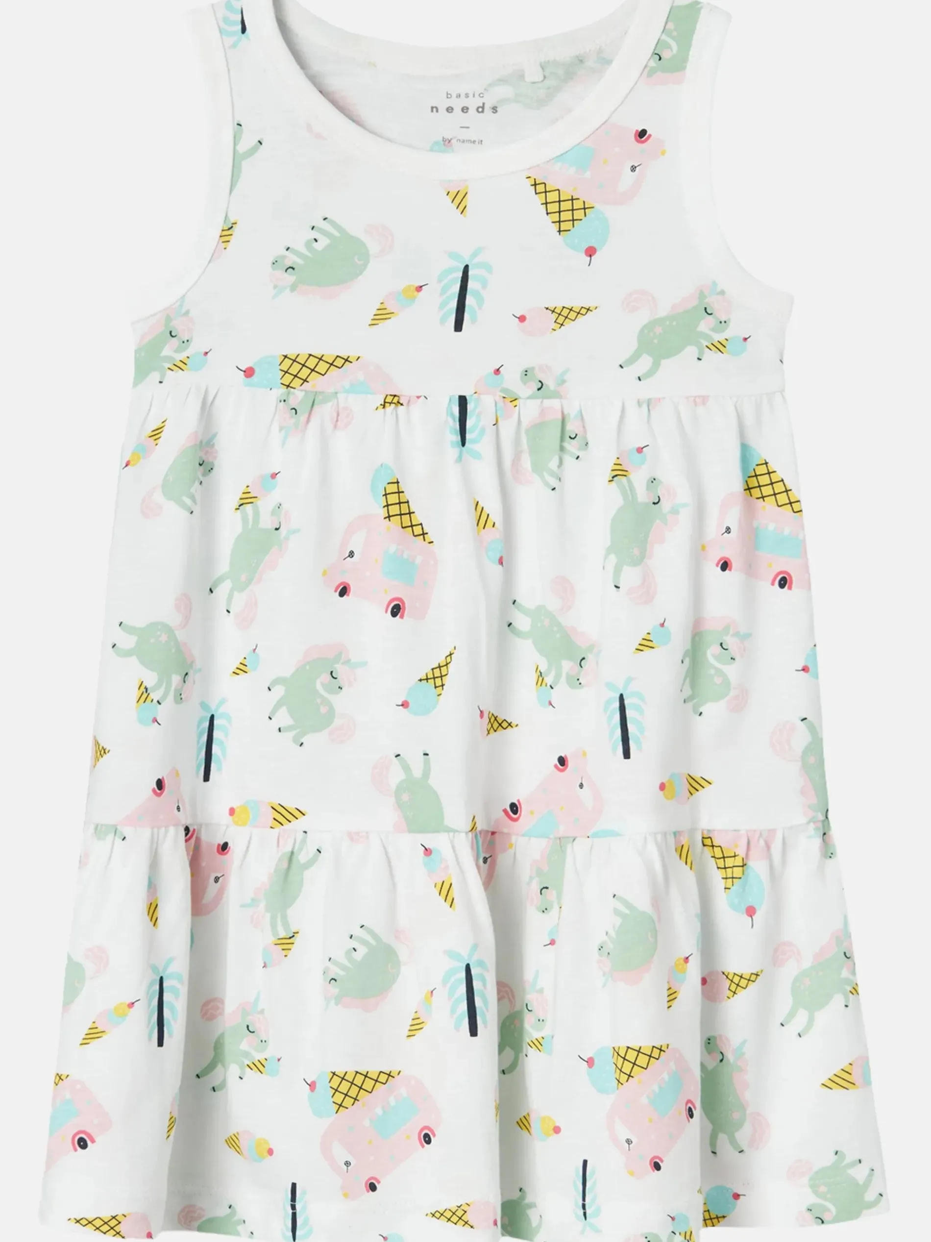 Mädchen Kleid mit Minimalprint