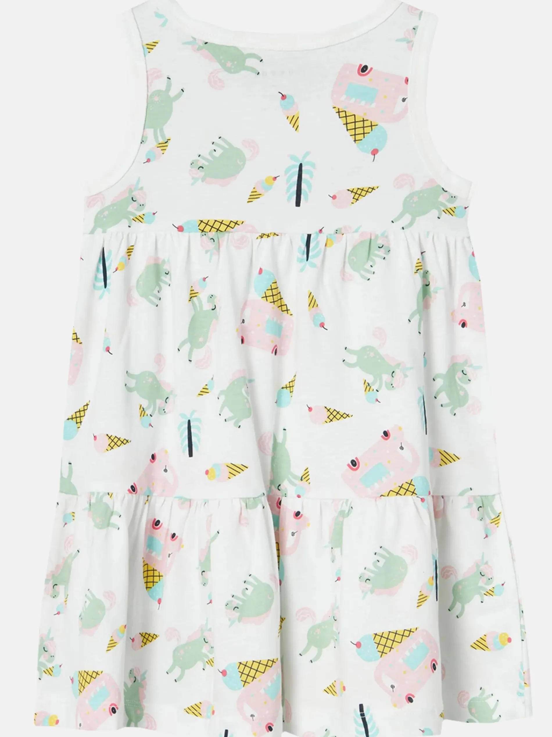 Mädchen Kleid mit Minimalprint