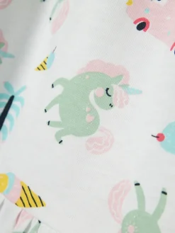 Mädchen Kleid mit Minimalprint