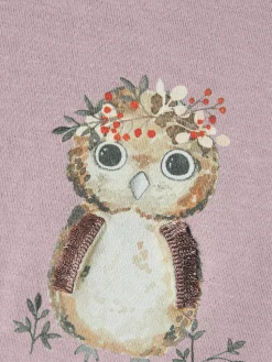 Mädchen Langarmshirt mit Print