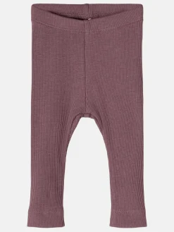 Mädchen Leggings in Rippoptik