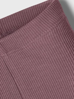 Mädchen Leggings in Rippoptik