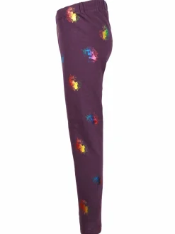 Mädchen Leggings mit Einhorn-Alloverprint
