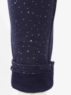Mädchen Leggings mit Glitzerpunkten
