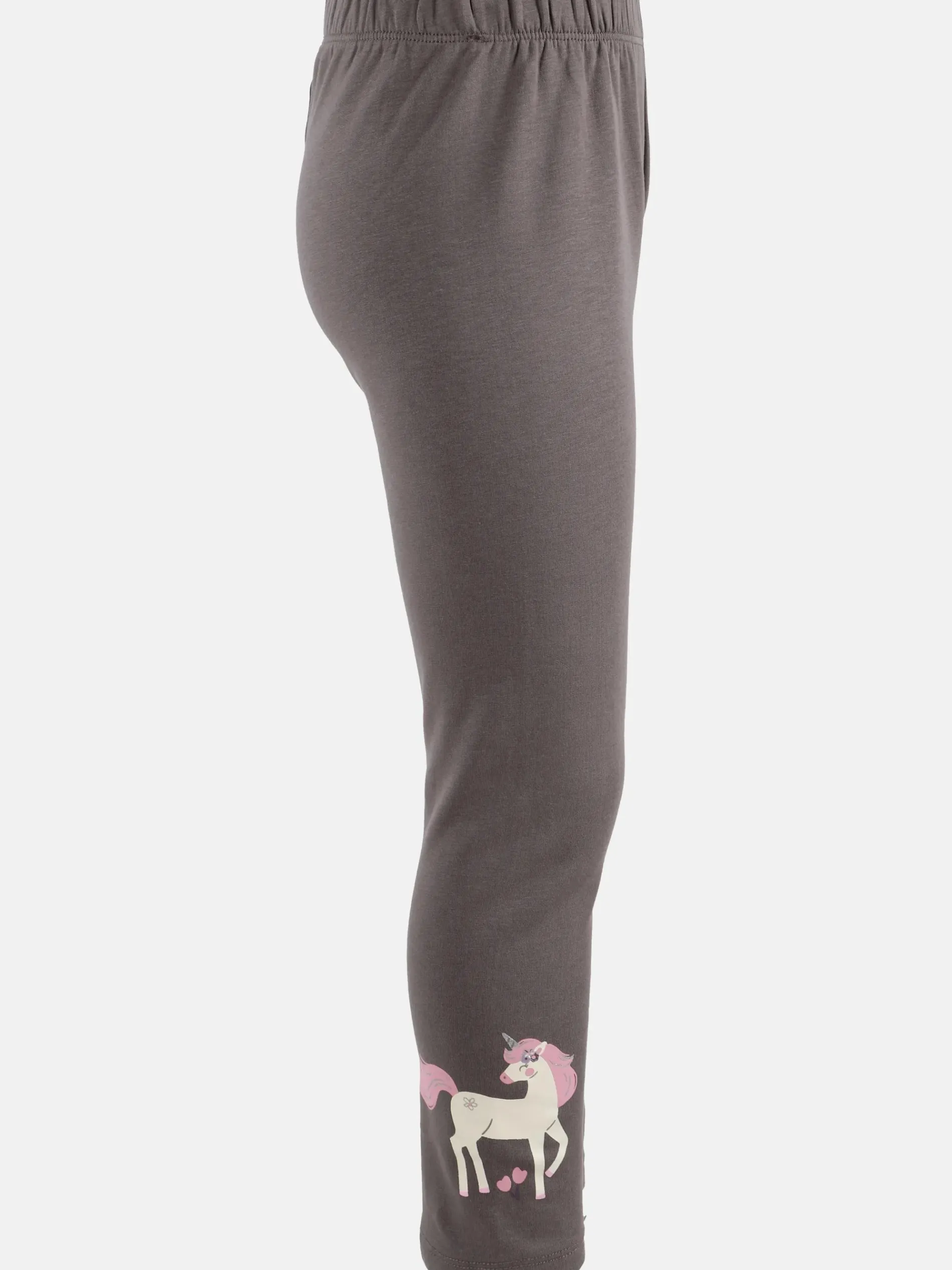 Mädchen Leggings mit kleinem Motiv am Beinende