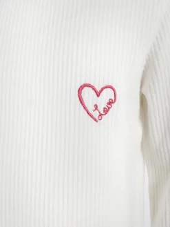 Mädchen Longsleeve in Ripp