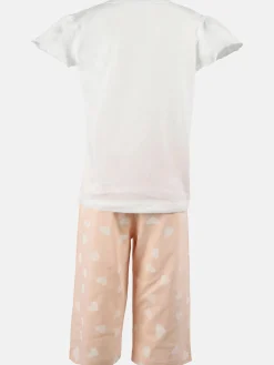 Mädchen Pyjama mit Herzchenmotiv