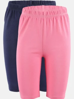 Mädchen Radler Leggings im Doppelpack