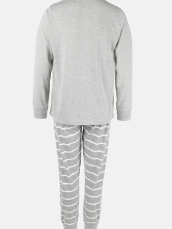 Mädchen Schlafanzug mit Wolkenprint