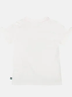 Mädchen Shirt mit Glitzerprint