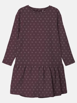 Mädchen Shirtkleid mit Alloverprint