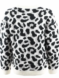 Mädchen Strickpullover im Loo Look