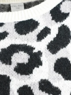 Mädchen Strickpullover im Loo Look