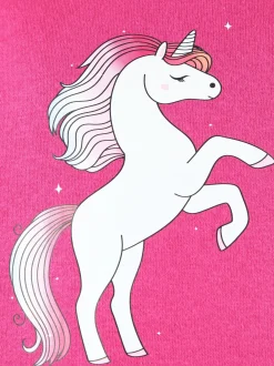 Mädchen Sweatshirt mit Einhornmotiv