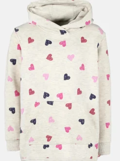Mädchen Sweatshirt mit Herzprint