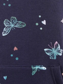 Mädchen Sweatshirt mit Herzchenprint