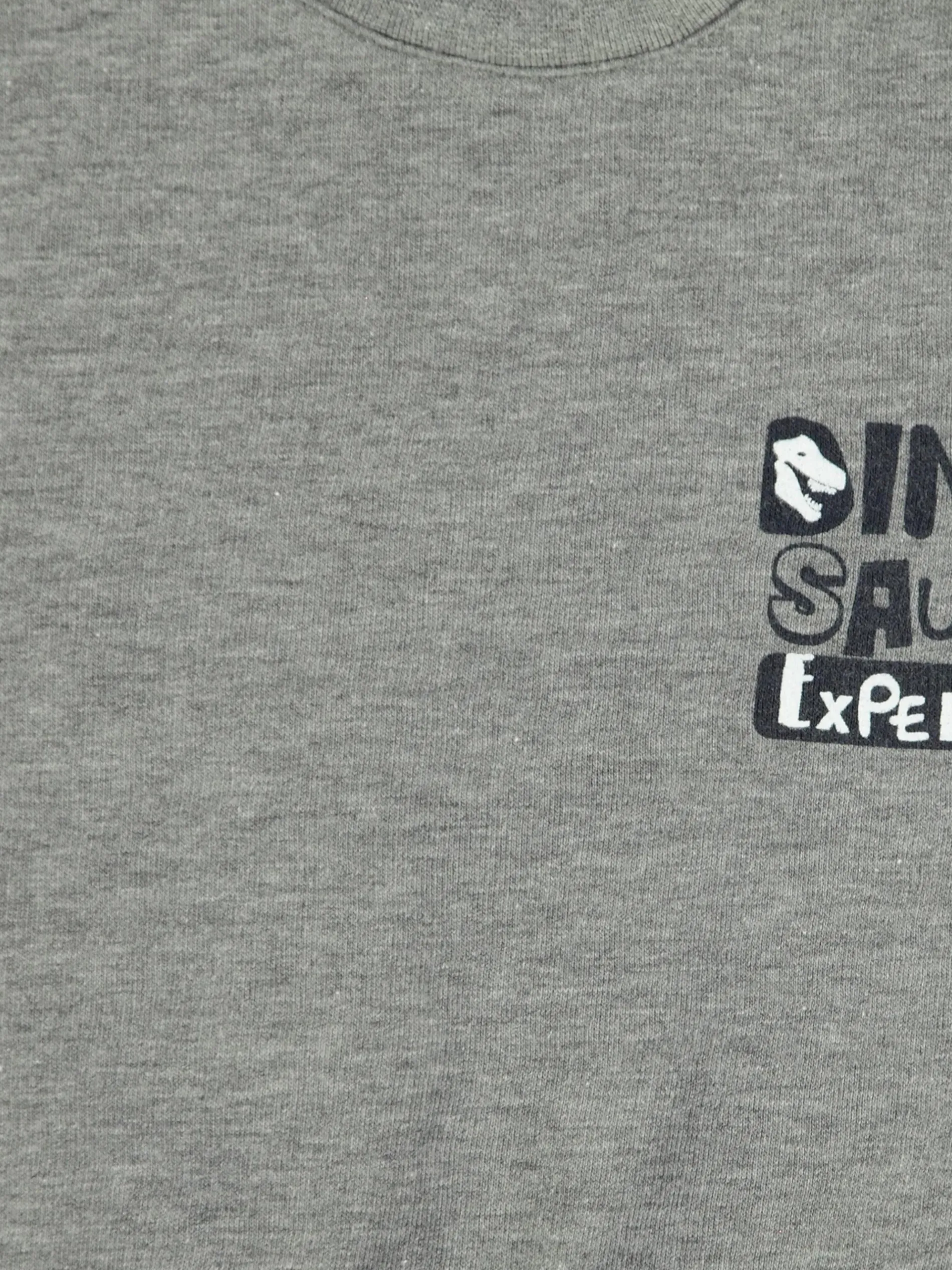 Mädchen Sweatshirt mit kleinem Schriftprint