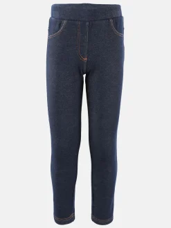 Mädchen Thermoleggings in Jeansformat