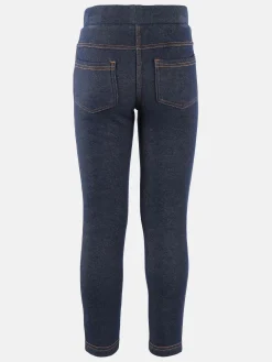 Mädchen Thermoleggings in Jeansformat