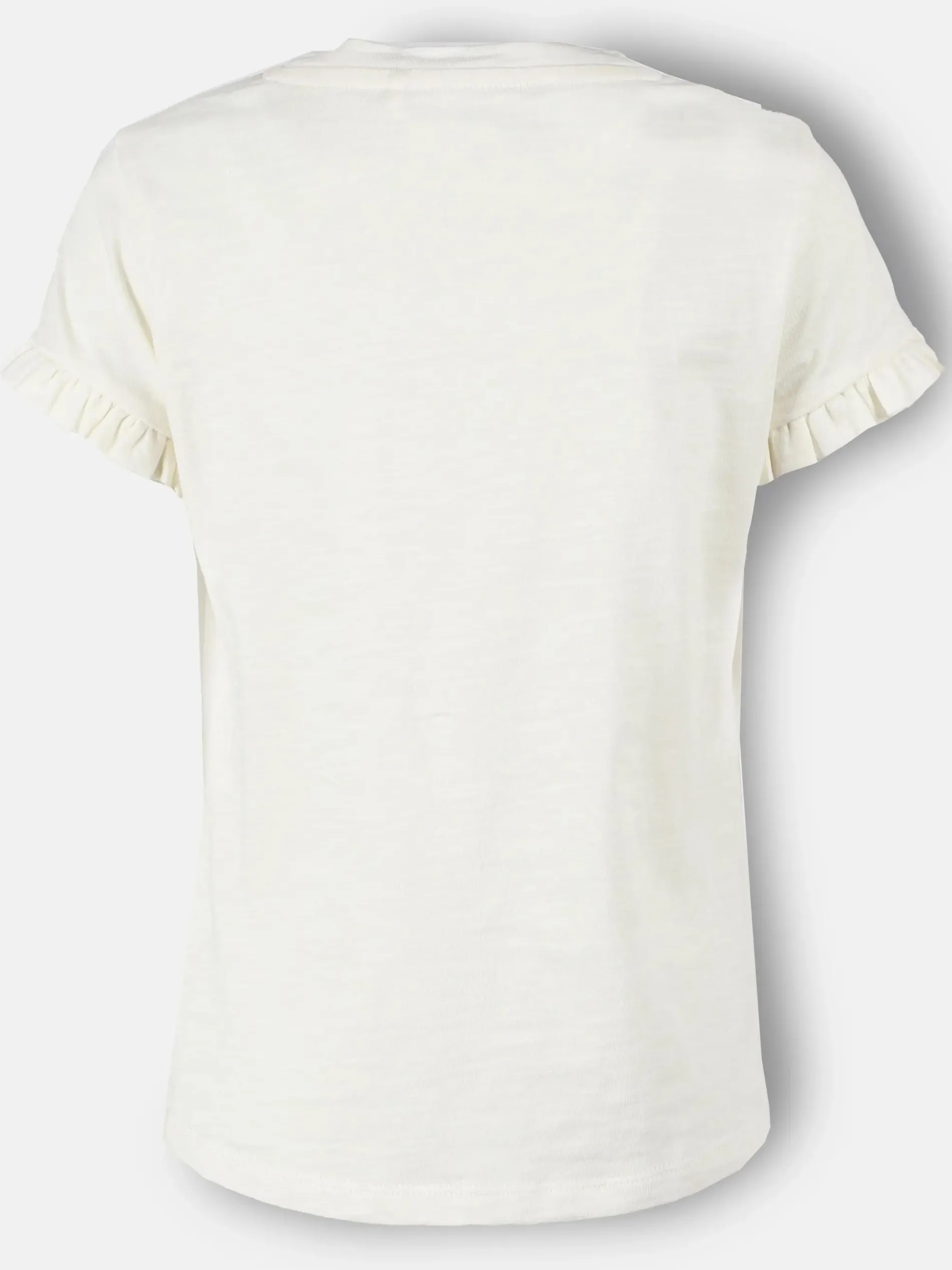 Mädchen T-Shirt mit kleiner Tasche und Paillettenprint