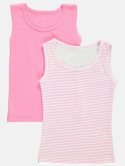 Mädchen Unterhemd im 2er Pack
