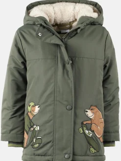 Mädchen Winterjacke mit Stickerei