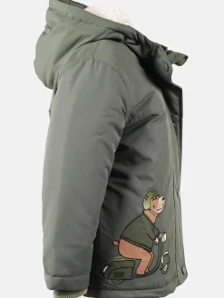 Mädchen Winterjacke mit Stickerei