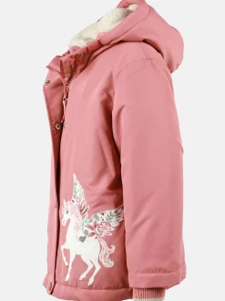 Mädchen Winterjacke mit Stickerei