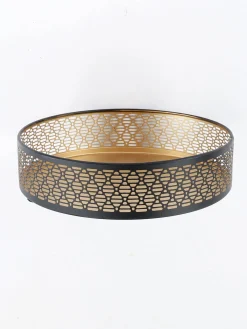 Metall Tablett, 25x25x5cm