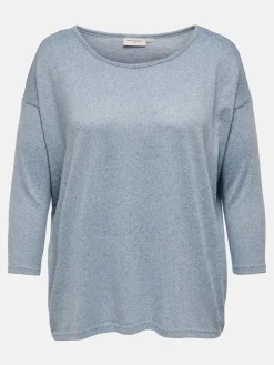 Only Carmakoma CARALBA 3/4 TOP SOLID Strickshirt