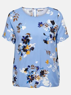 Only Carmakoma CARANITA SS TOP AOP Shirt