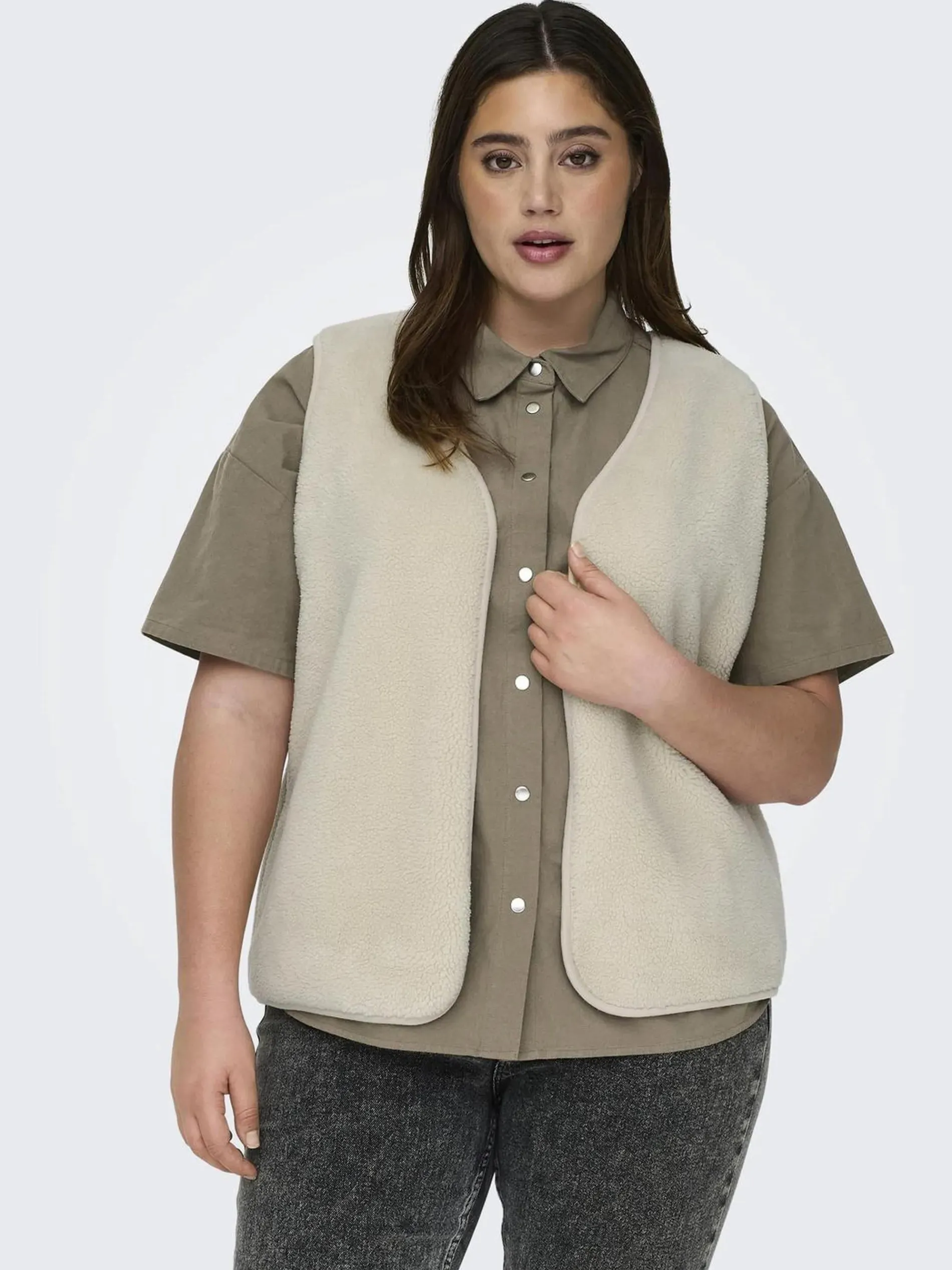 Only Carmakoma CARBELISA TEDDY WAIST Weste