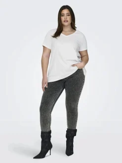 Only Carmakoma CARBONNIE LIFE S/S V Shirt