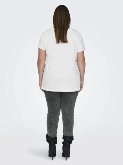 Only Carmakoma CARBONNIE LIFE S/S V Shirt