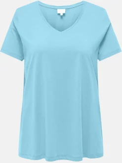 Only Carmakoma CARBONNIE LIFE S/S V Shirt