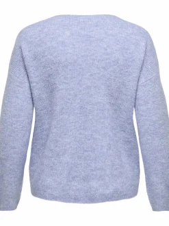 Only Carmakoma CARCAMILLA V-NECK L/S Strickpullover