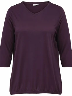 Only Carmakoma CARCARLINNE V-NECK 3/4 Top