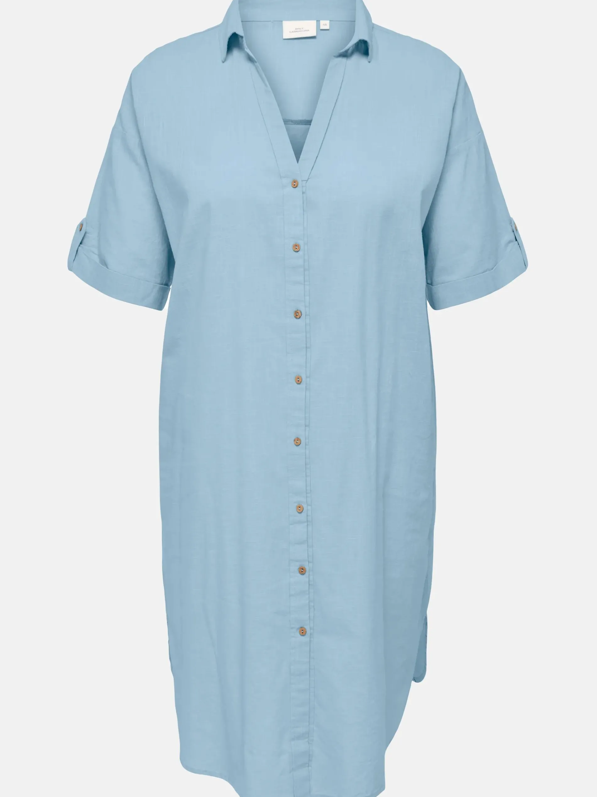 Only Carmakoma CARCOCO SS BLK SHIRT Blusenkleid