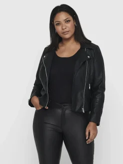 Only Carmakoma CAREMMY FAUX LEATHER Kunstlederjacke